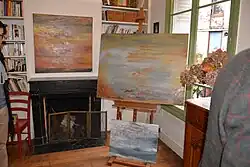 2014 11 23 exposition des artistes galerie villa gabriel ,tableaux sur toile