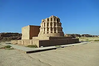 Vestige de temple de Gaochang