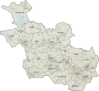 Provincie Overijssel, gemeenten (2013).