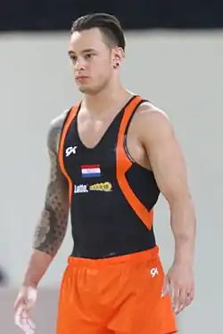 Description de l'image 2015 European Artistic Gymnastics Championships - Floor - Bart Deurloo 01.jpg.