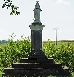 Statue de la Vierge de Senargent.