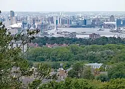 Vue vers le nord-ouest