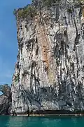 Falaise de l'îlot de Ko Ma