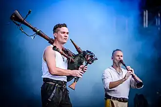 Marktsackpfeife avec un Rauschpfeife (In Extremo)