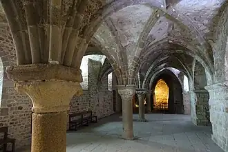 Promenoir et son prolongement vers l'est.