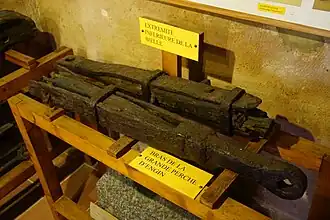 Bielle et bras de la grande perche.