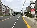 Route 28 à Fanwood