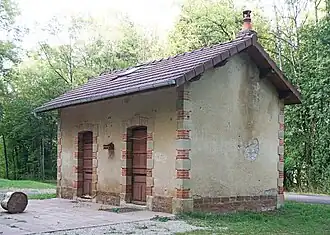 L'ancienne halte ferroviaire.