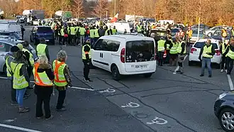 Gilets jaunes en Alsace.