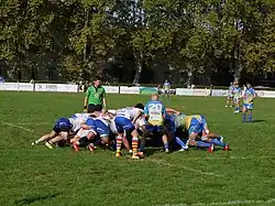 Contre Aubenas Vals en 2018.