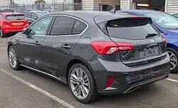 Ford Focus Vignale berline à hayon de 2018 (Royaume-Uni)