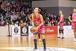 Sylvie Gruszczynski au gymnase Compans-Caffarelli de Toulouse en 2019