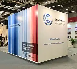 Pavillon de l'UNFCCC à la COP25, décembre 2019.