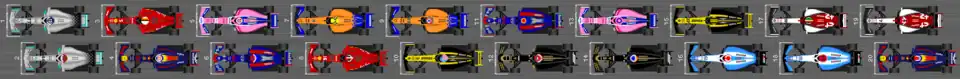 Schéma de la grille de départ du Grand Prix d'Azerbaïdjan 2019