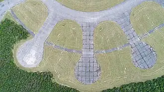 Détail : les alvéoles.