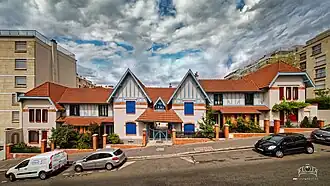 Vue grand angle, collage 3 images