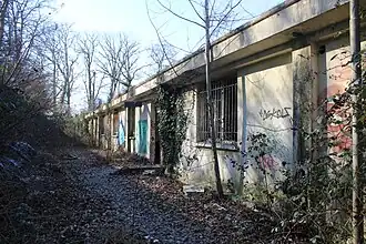 Une des allées intérieures.