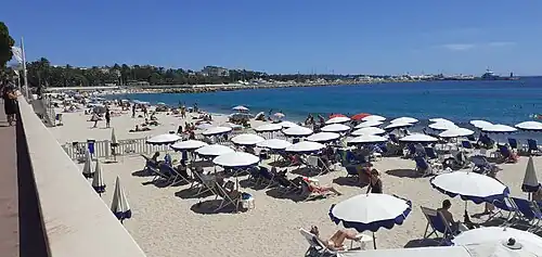 Plage en régie municipale Zamenhof.