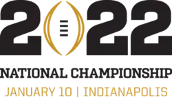 Description de l'image 2022 College Football Playoff National Championship Logo.png.