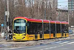Le tramway Hyundai Rotem à Varsovie