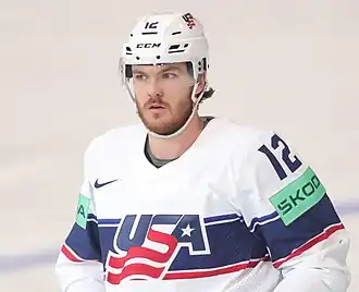 Photographie d'un joueur de hockey