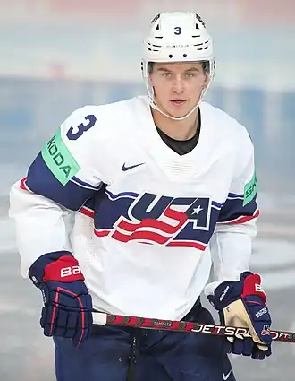 Photographie d'un joueur de hockey