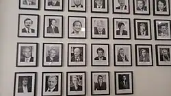 galerie de portraits en noir-et-blanc 15 hommes et 10 femmes ayant occupé le poste de ministre de l'écologie en France