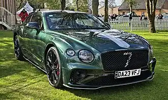 Bentley Continental GT « Le Mans » (2023) des 100 ans des 24 Heures du Mans, et des 20 ans de sa victoire aux 24 Heures du Mans 2003.