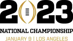 Description de l'image 2023 College Football Playoff National Championship Logo.png.