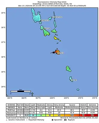 Image illustrative de l’article Séisme de 2024 au Vanuatu