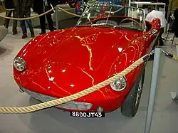 Roadster Cales, exposé à Rétromobile.