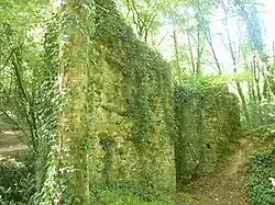 Les ruines du château de Carnoët.
