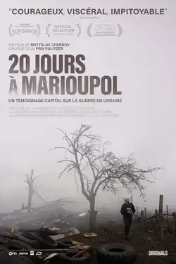 Affiche française du film 20 jours à Marioupol