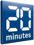 Logo de 20 Minutes de mai 2013 à novembre 2020.