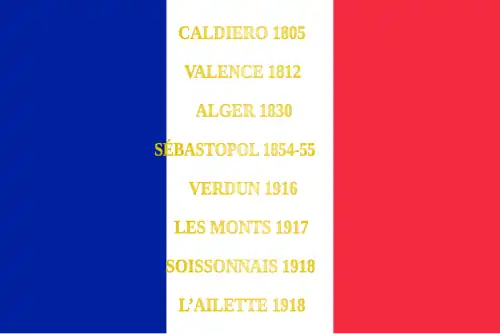 Drapeau du 20e régiment d'infanterie de ligne.