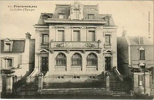 Façade principale vue de face, au tournant du XXe&nbsp;siècle.