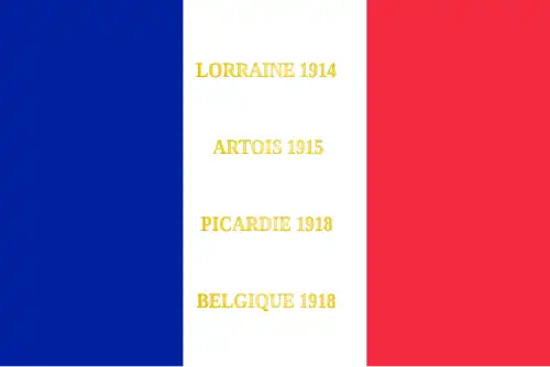 Présentation du drapeau du 226e régiment d'infanterie