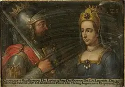 Charles de Basse-Lotharingie et son épouse, Musée des Offices, XVIIe&nbsp;siècle.