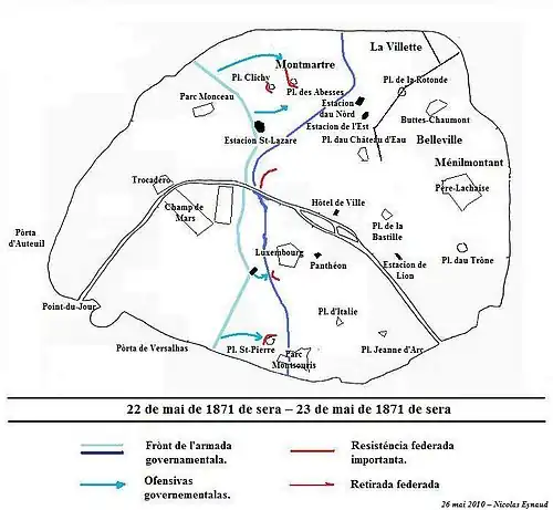 Du 22 mai au soir au 23 mai au soir.