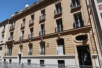 Vue de la mission diplomatique