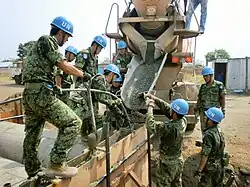 Des soldats japonais au Soudan du Sud