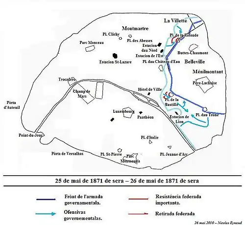 Du 25 mai au soir au 26 mai au soir.
