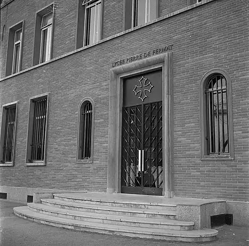 Description de l'image 27.04.1964. Lycée Fermat. (1964) - 53Fi4416.jpg.