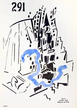 Couverture du 291, no 4, 1915; illustration de John Marin