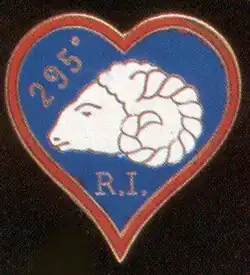 Insigne du 295e&nbsp;RI.