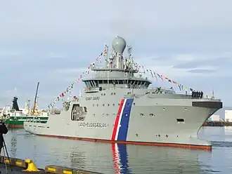 Une construction ASMAR : le Thor, le navire amiral des Garde-côtes d'Islande depuis 2011.