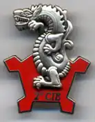 Insigne de la 2e&nbsp;compagnie du 43e&nbsp;régiment d'infanterie (vers 2004)
