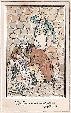 gravure rectangulaire aux tons chauds