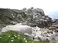 Rochers à l'extrémité nord de la Pointe de Dourven.