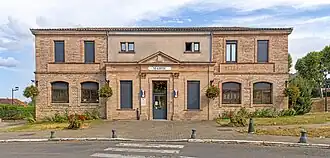 La façade de la mairie